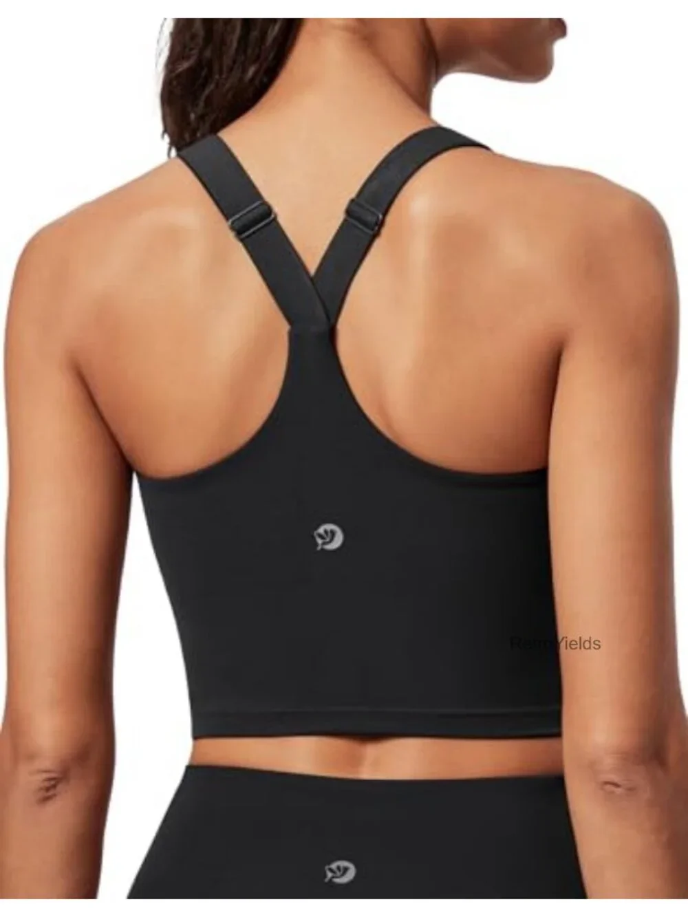 IUGA Longline Sports Bra Women Racerback Yoga Crop Tank with Removable Pads